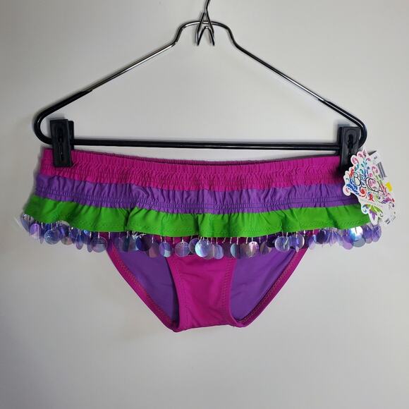 Becca by Rebecca Virtue Bikini Swimsuit Bikini colorful beaded - Picture 1 of 9